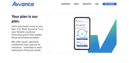 Home page of Avvance