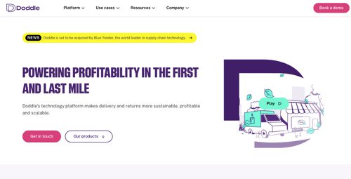 Home page of Doodle