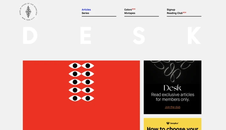 DESK website