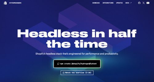 Home page of Hydrogen