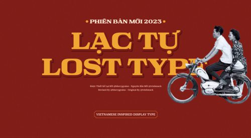 Home page of Lost Type font