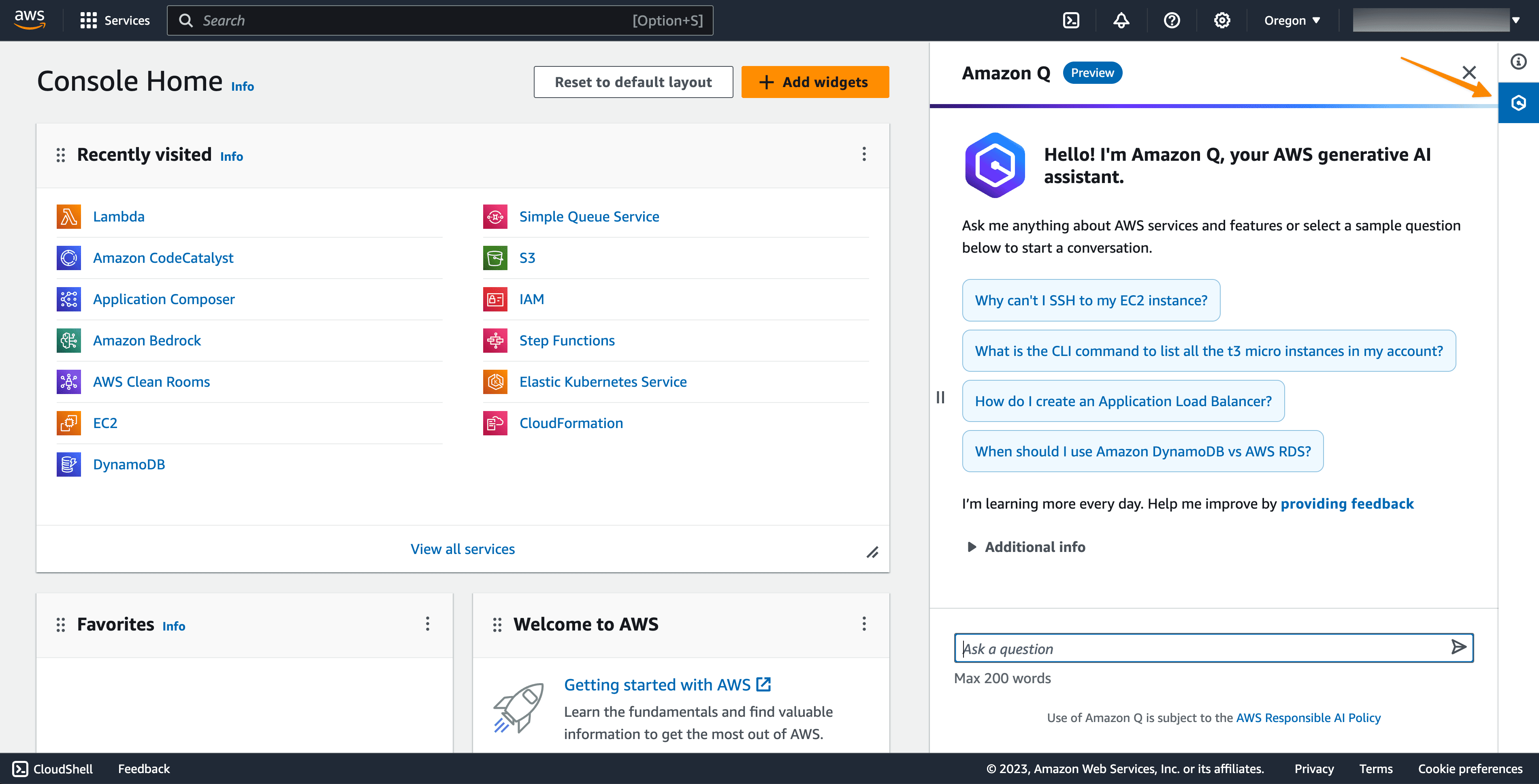 amazon q generative ai chatbot aws developer assistant