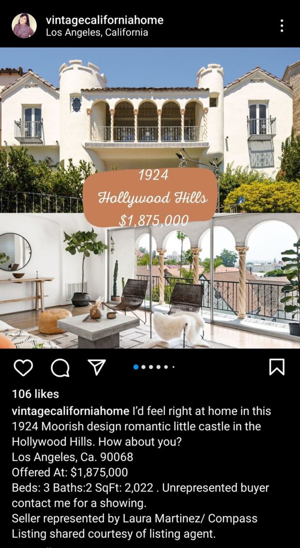 Vintage California Home 1924 Hollywood Hills