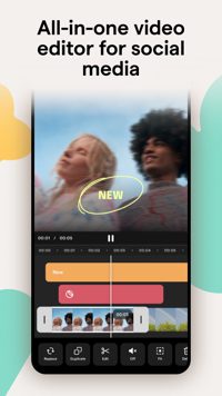 Mojo example video on a smartphone
