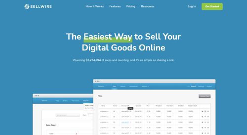 Home page of Sellwire