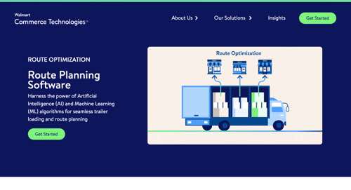 Home page of Walmart Commerce Technologies