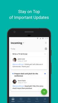 View of Wrike on a mobile phone 