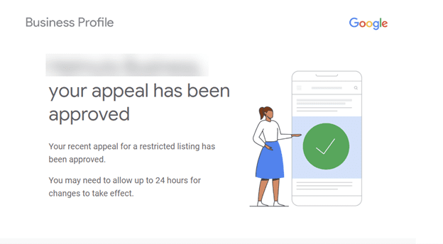 Appeal Approved