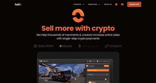 Home page of Helio