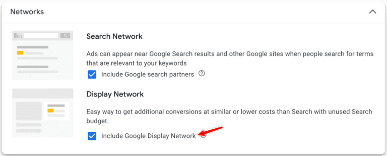 Google Ads Search and Display Network