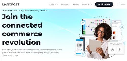 Marapost home page