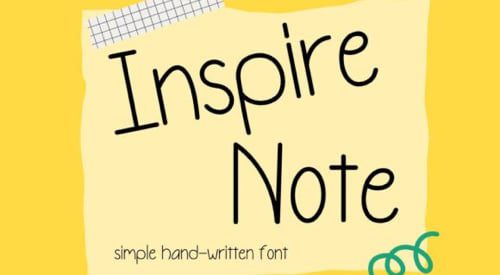 Home page of Inspire Note