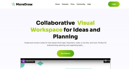 Home page of MoreDraw