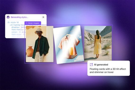 Screenshot of a Theme Block with four images.