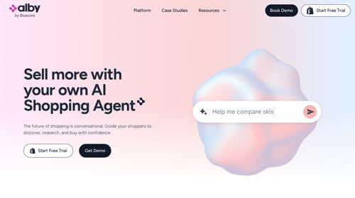 Home page of Alby