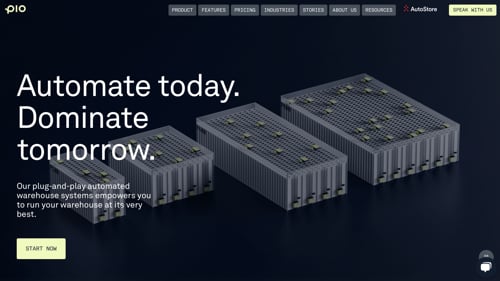 Home page of Pio