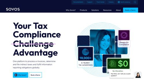 Home page of Savos