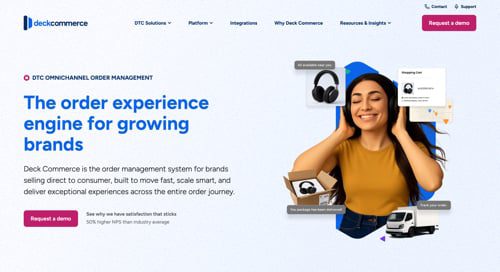 Home page of Deck Commerce