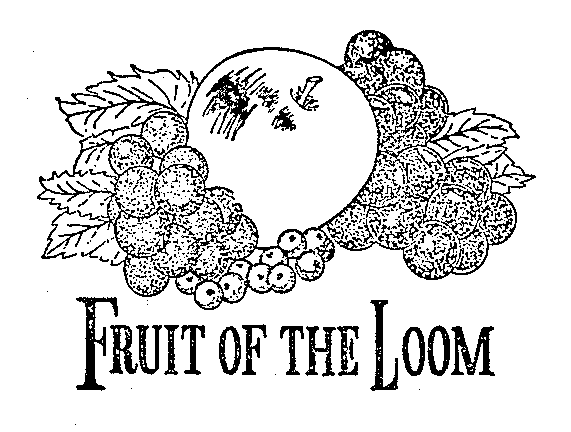 Fruit of the Loom line drawing for trade application from 1973