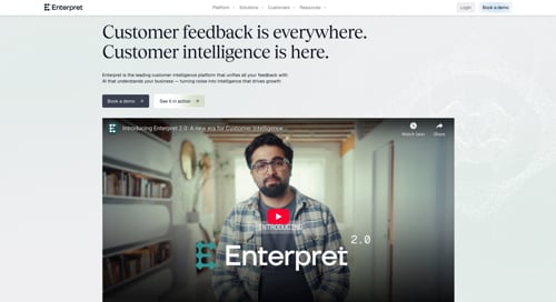 Home page of Enterpret Home page of Enterpret