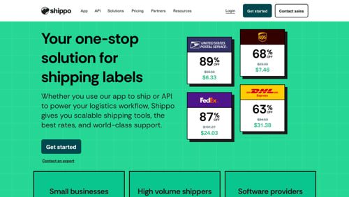 Home page of Shippo Home page of Shippo