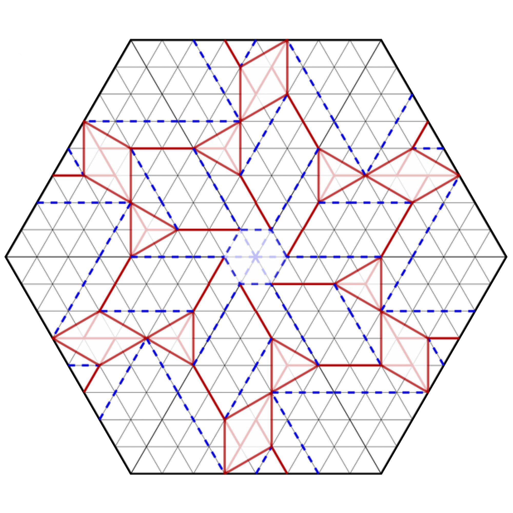 diagram of origami pattern