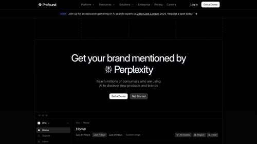 Home page of Profound Home page of Profound