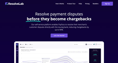 Home page of ResolveLab