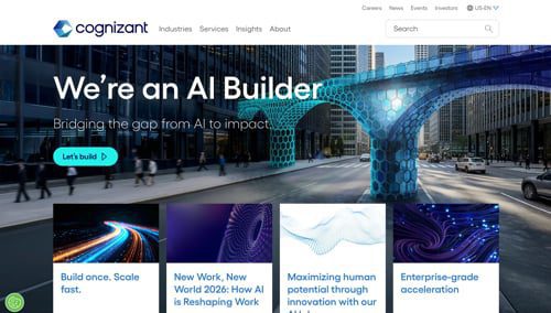 Home page of Cognizant