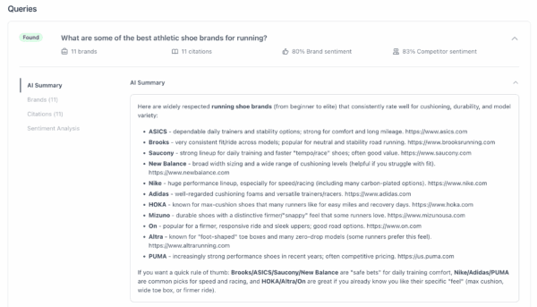 Dive deep into the details for the various queries in Yoast AI Brand Insights, and use the knowledge to improve your strategy 