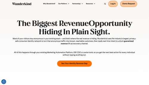 Home page of Wunderkind
